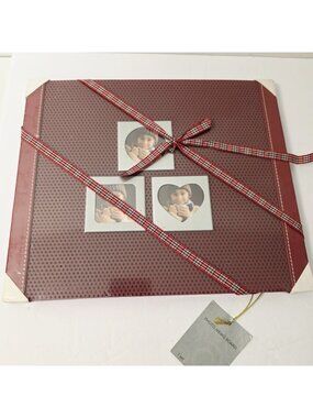 Dual 3 Mini Photo Picture Frames Round Heart Memo Board Wall Free Standing Decor